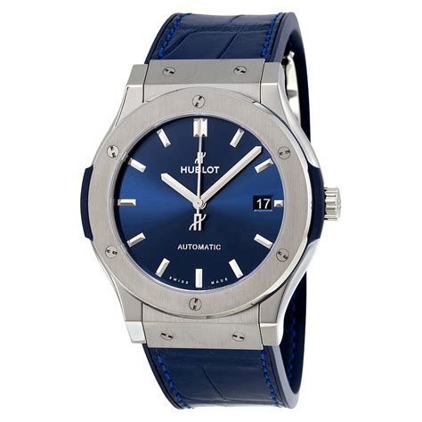 hublot classic fusion blue dial